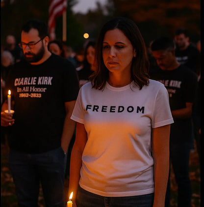 FREEDOM T-Shirt / In All Honor – Charlie Kirk