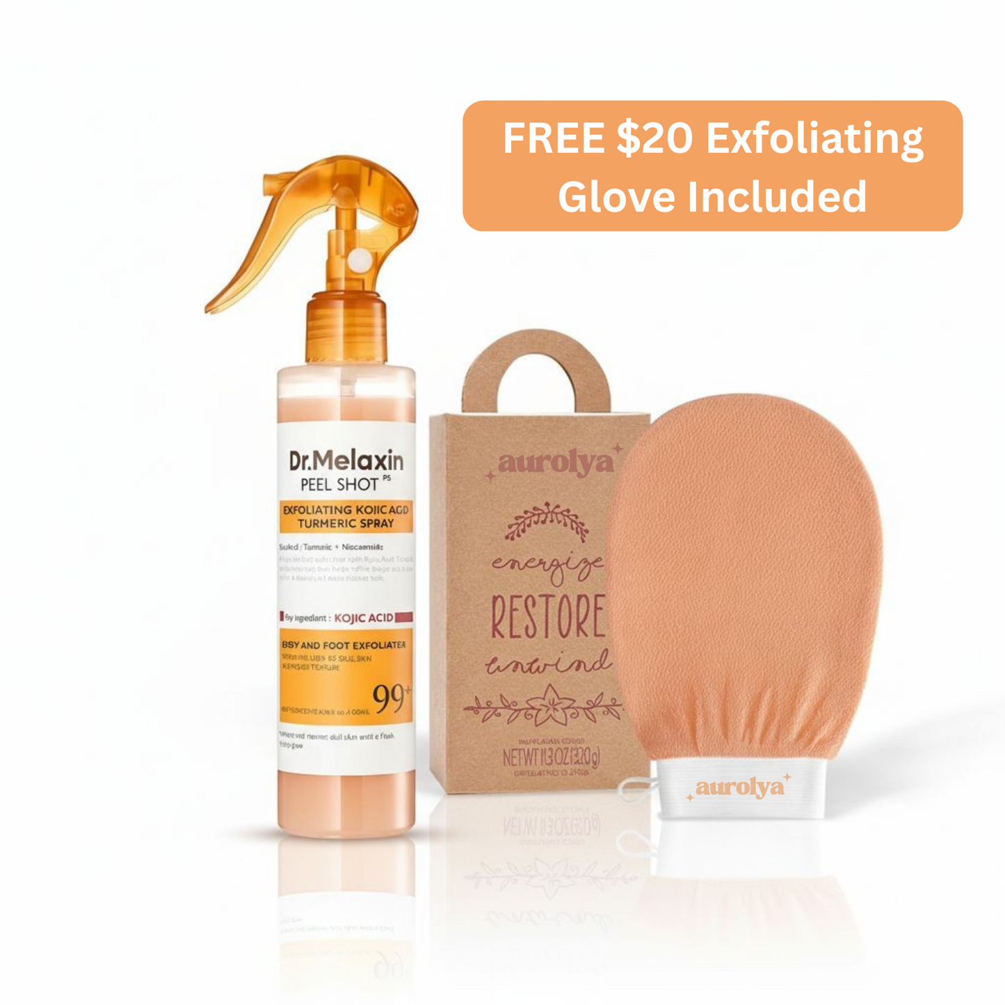 Aurolya Tumeric Peel Shot for Dead Skin & Keratosis Pilaris